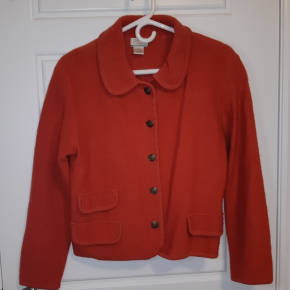 Vintage Jeremy Scott Braemar 100% wool orange blazer - Picture 9 of 10